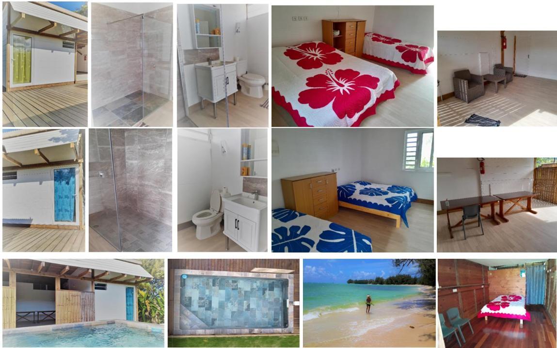 Mara'Ai Le Spot Tubuai Chambre Triple Taahueia Deluxe Sdb Privee Avec Piscine Mataura Zewnętrze zdjęcie